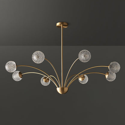 Millender Chandelier - Elegant 6-Light Design with Adjustable Height