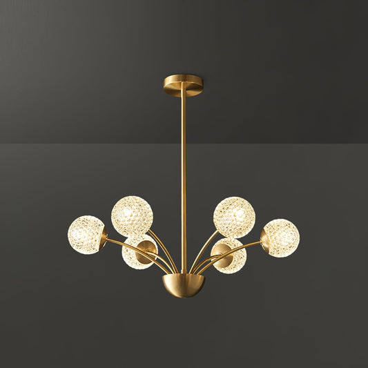 Millender Chandelier - Elegant 6-Light Design with Adjustable Height