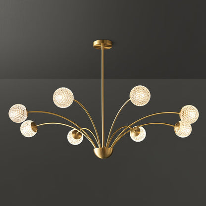 Millender Chandelier - Elegant 6-Light Design with Adjustable Height