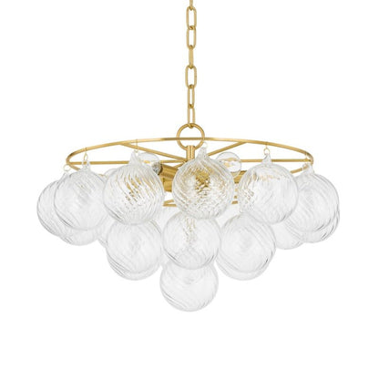 Mimi Chandelier - Elegant Crystal Design with Adjustable Height and Di