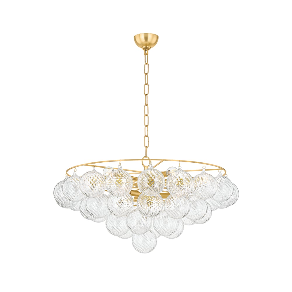 Mimi Chandelier - Elegant Crystal Design with Adjustable Height and Di