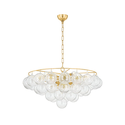 Mimi Chandelier - Elegant Crystal Design with Adjustable Height and Di