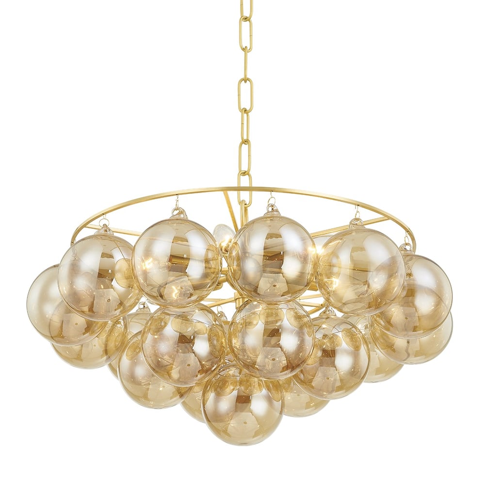 Mimi Chandelier - Elegant Crystal Design with Adjustable Height and Di