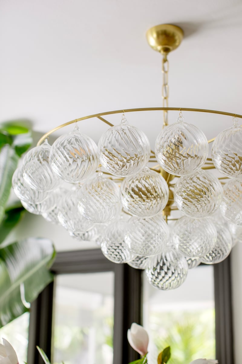 Mimi Chandelier - Elegant Crystal Design with Adjustable Height and Di