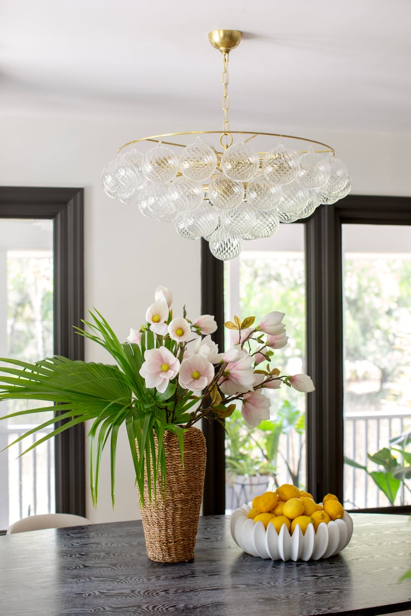 Mimi Chandelier - Elegant Crystal Design with Adjustable Height and Di