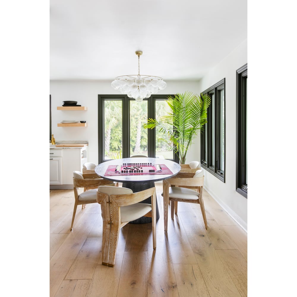 Mimi Chandelier - Elegant Crystal Design with Adjustable Height and Di