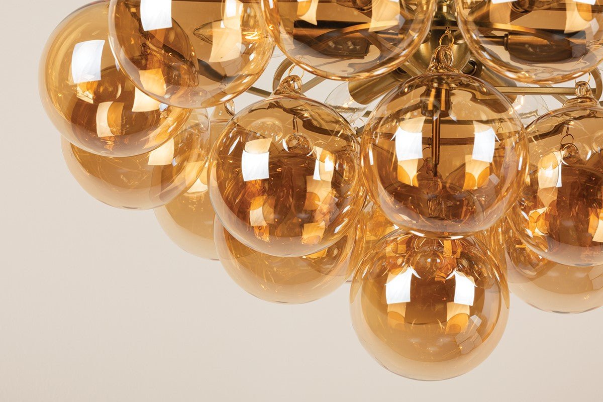 Mimi Chandelier - Elegant Crystal Design with Adjustable Height and Di