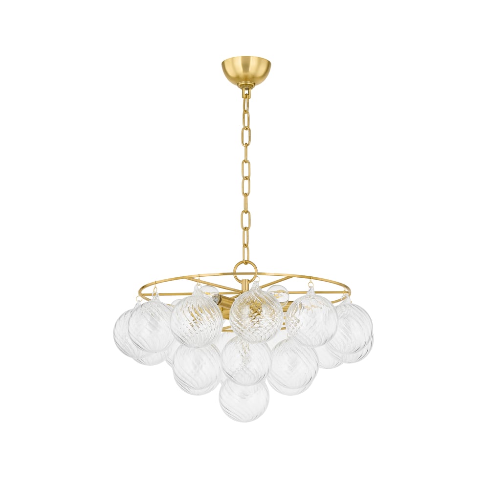 Mimi Chandelier - Elegant Crystal Design with Adjustable Height and Di