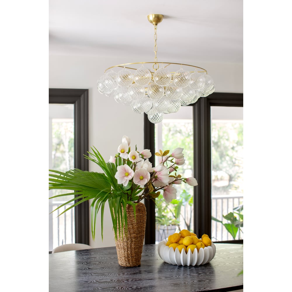 Mimi Chandelier - Elegant Crystal Design with Adjustable Height and Di