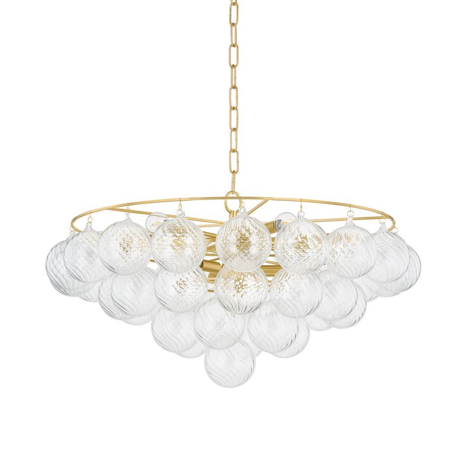 Mimi Chandelier - Elegant Crystal Design with Adjustable Height and Di