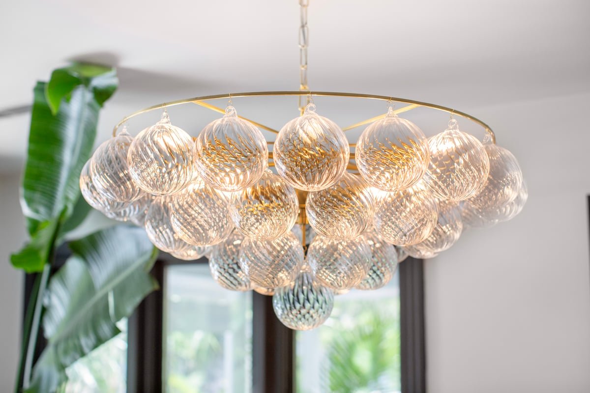 Mimi Chandelier - Elegant Crystal Design with Adjustable Height and Di