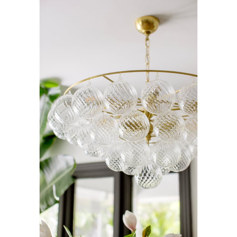Mimi Chandelier - Elegant Crystal Design with Adjustable Height and Di