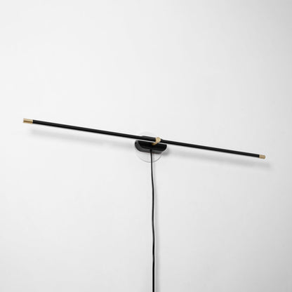 Professional Minimalist Linear Wall Lamp with Dimmable LED & Easy Inst