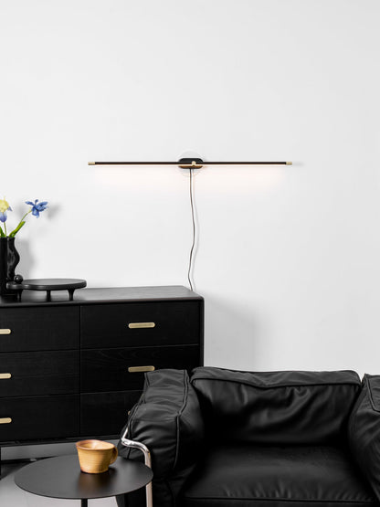 Professional Minimalist Linear Wall Lamp with Dimmable LED & Easy Inst