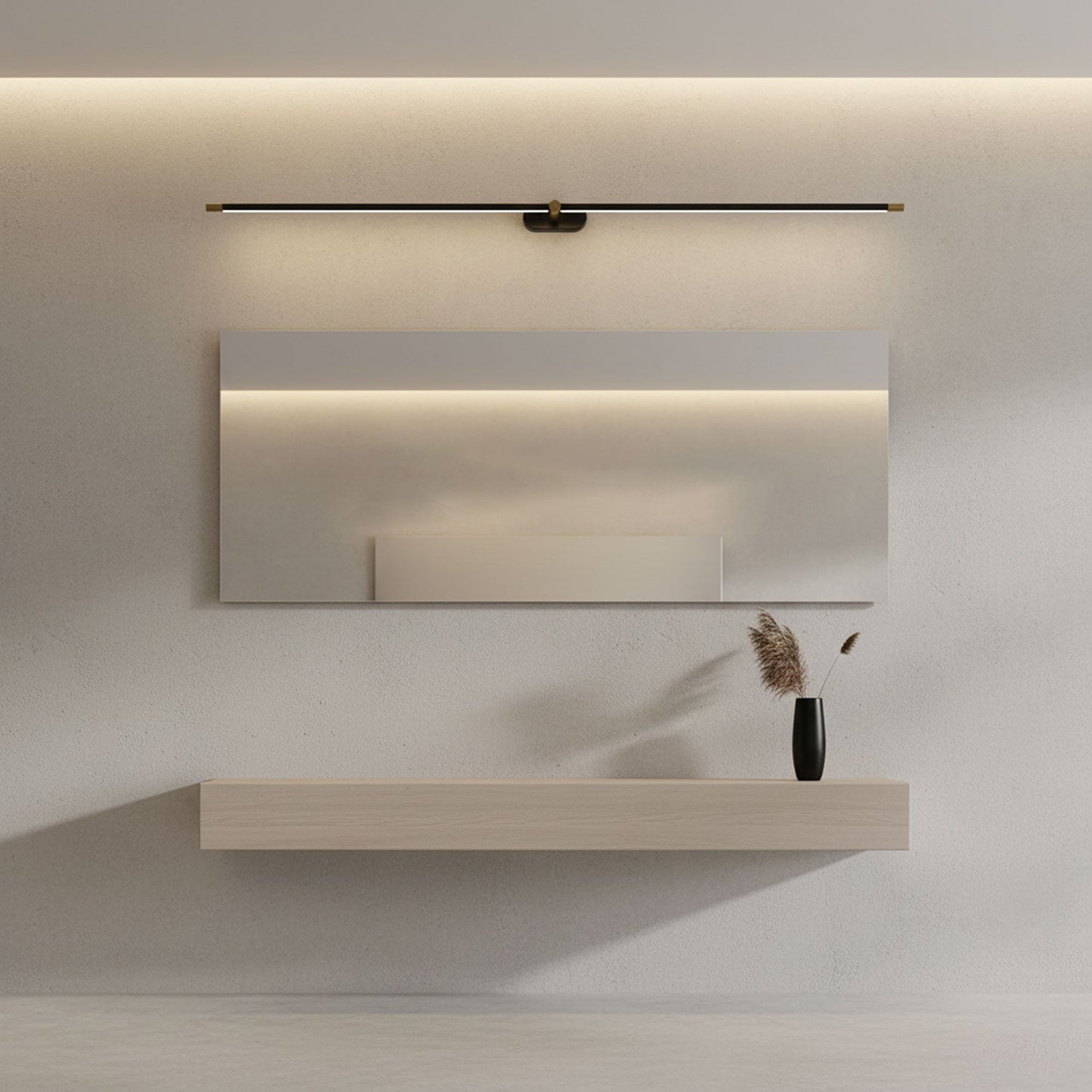 Minimalist Rechargeable Wall Lamp with Adjustable Brightness & Timer