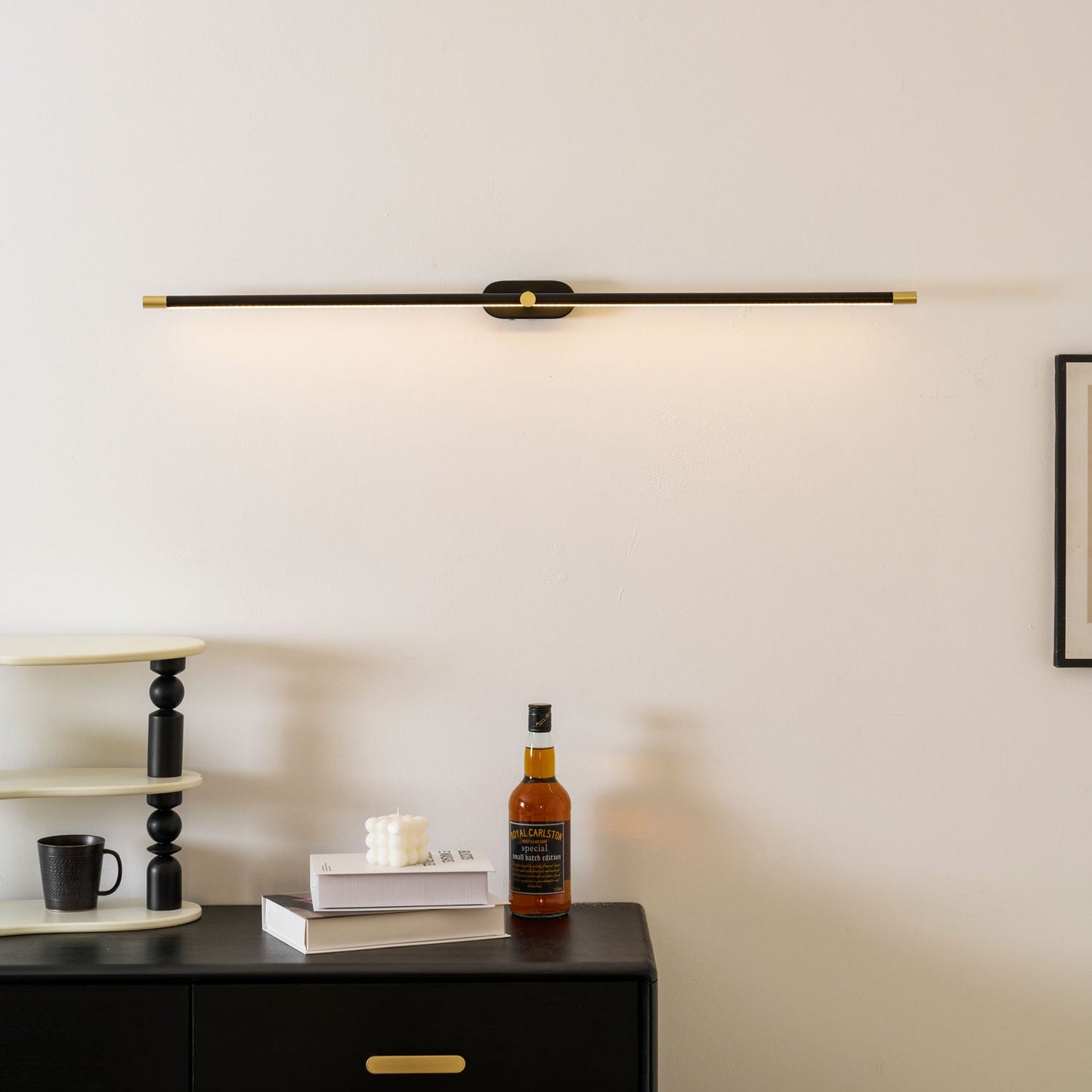 Minimalist Rechargeable Wall Lamp with Adjustable Brightness & Timer
