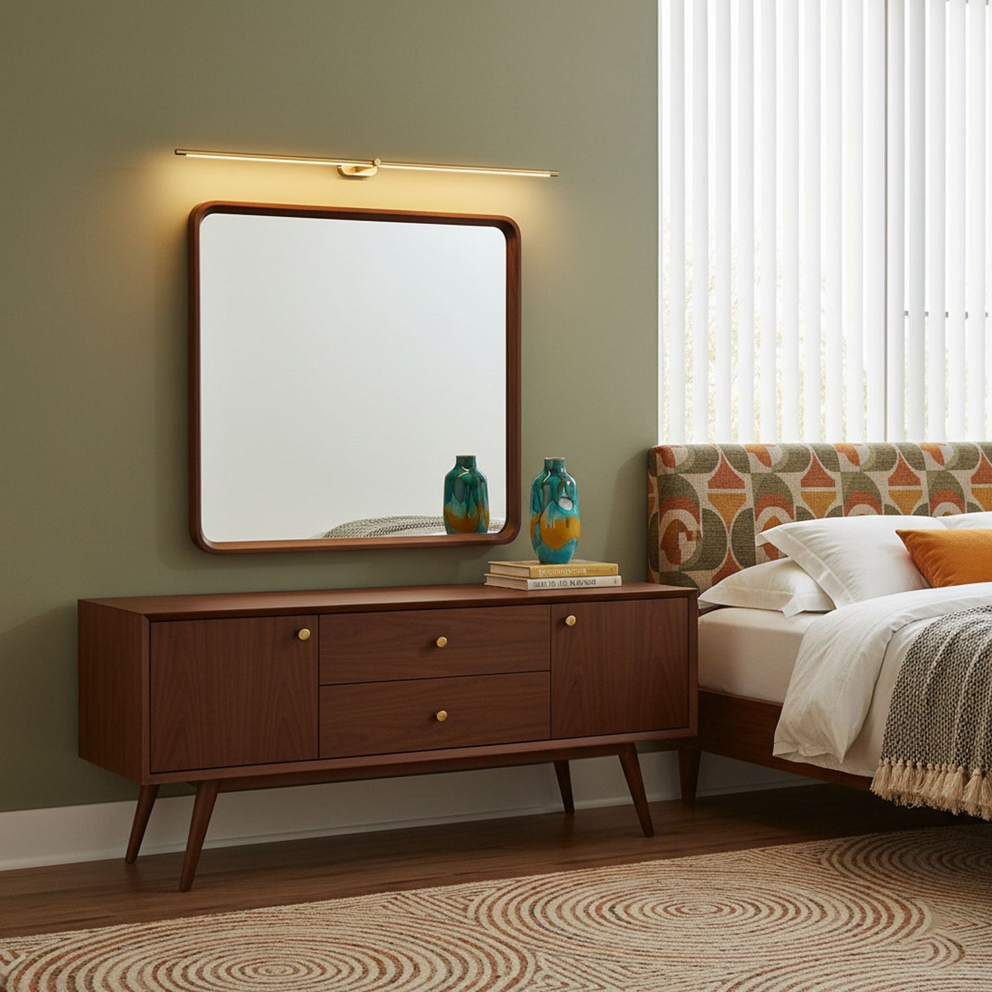Minimalist Rechargeable Wall Lamp with Adjustable Brightness & Timer