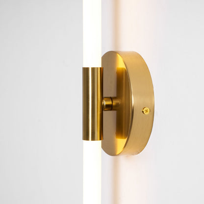 Sleek Vertical Wall Sconce - Energy-Efficient LED & Adjustable Light A