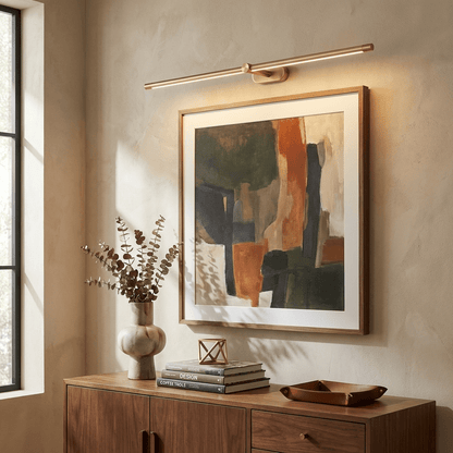 Minimalist Rechargeable Wall Lamp with Adjustable Brightness & Timer