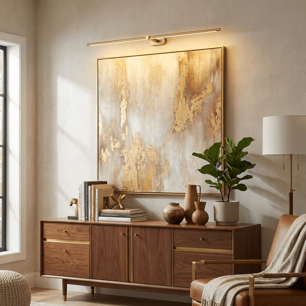 Minimalist Rechargeable Wall Lamp with Adjustable Brightness & Timer