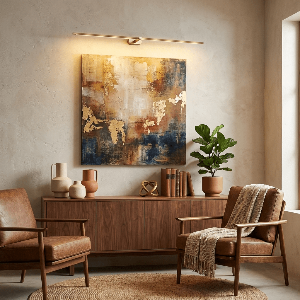 Minimalist Rechargeable Wall Lamp with Adjustable Brightness & Timer