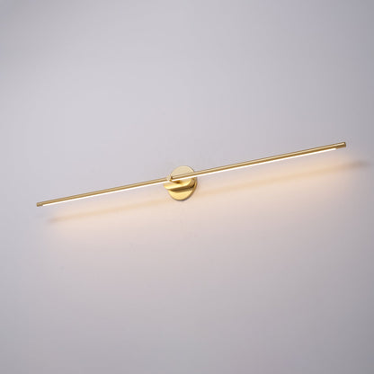 Sleek Linear Wall Lamp - Dimmable LED, Adjustable Brightness