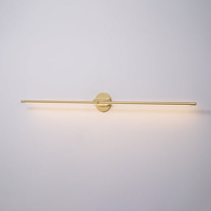 Sleek Linear Wall Lamp - Dimmable LED, Adjustable Brightness