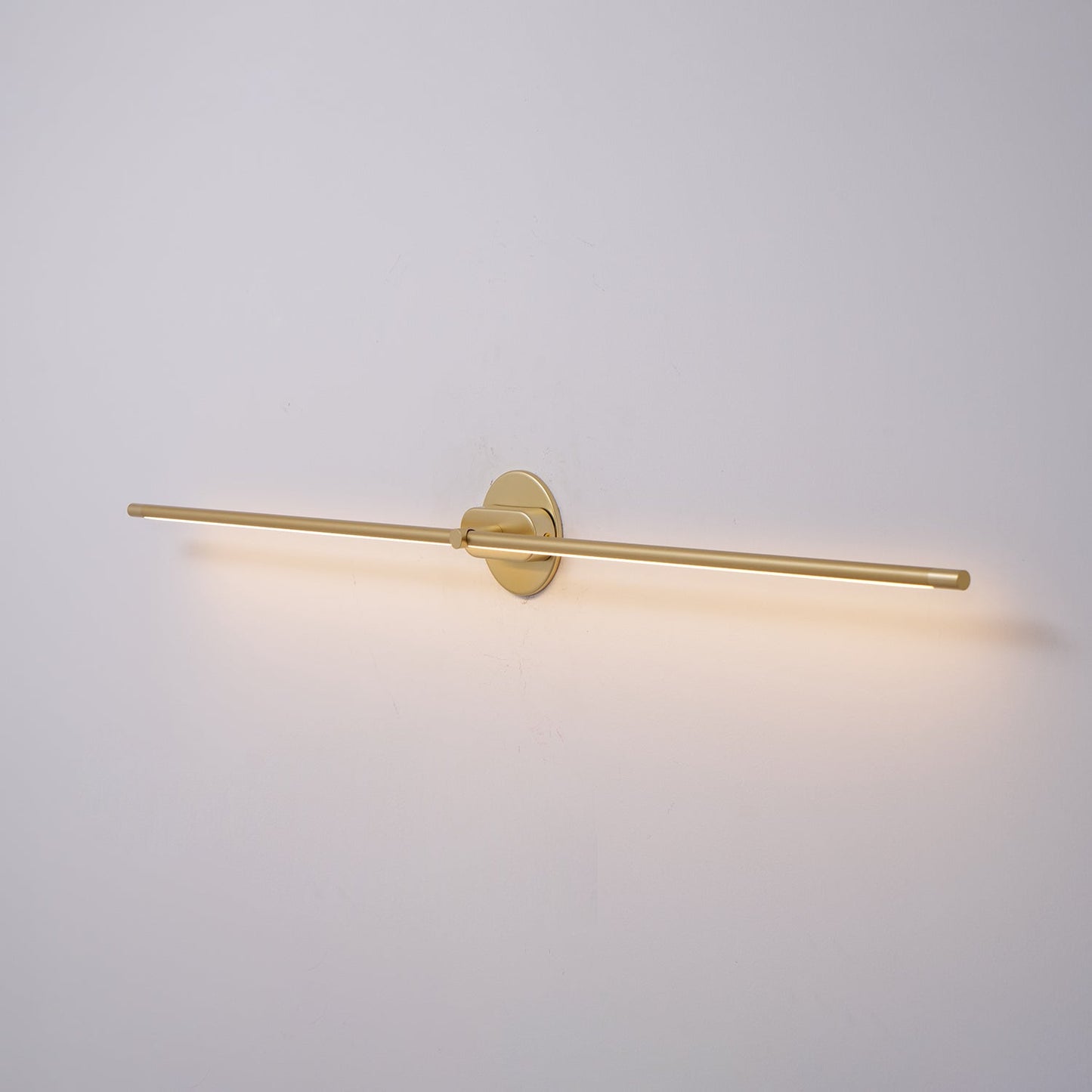 Sleek Linear Wall Lamp - Dimmable LED, Adjustable Brightness