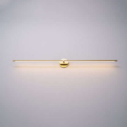Sleek Linear Wall Lamp - Dimmable LED, Adjustable Brightness