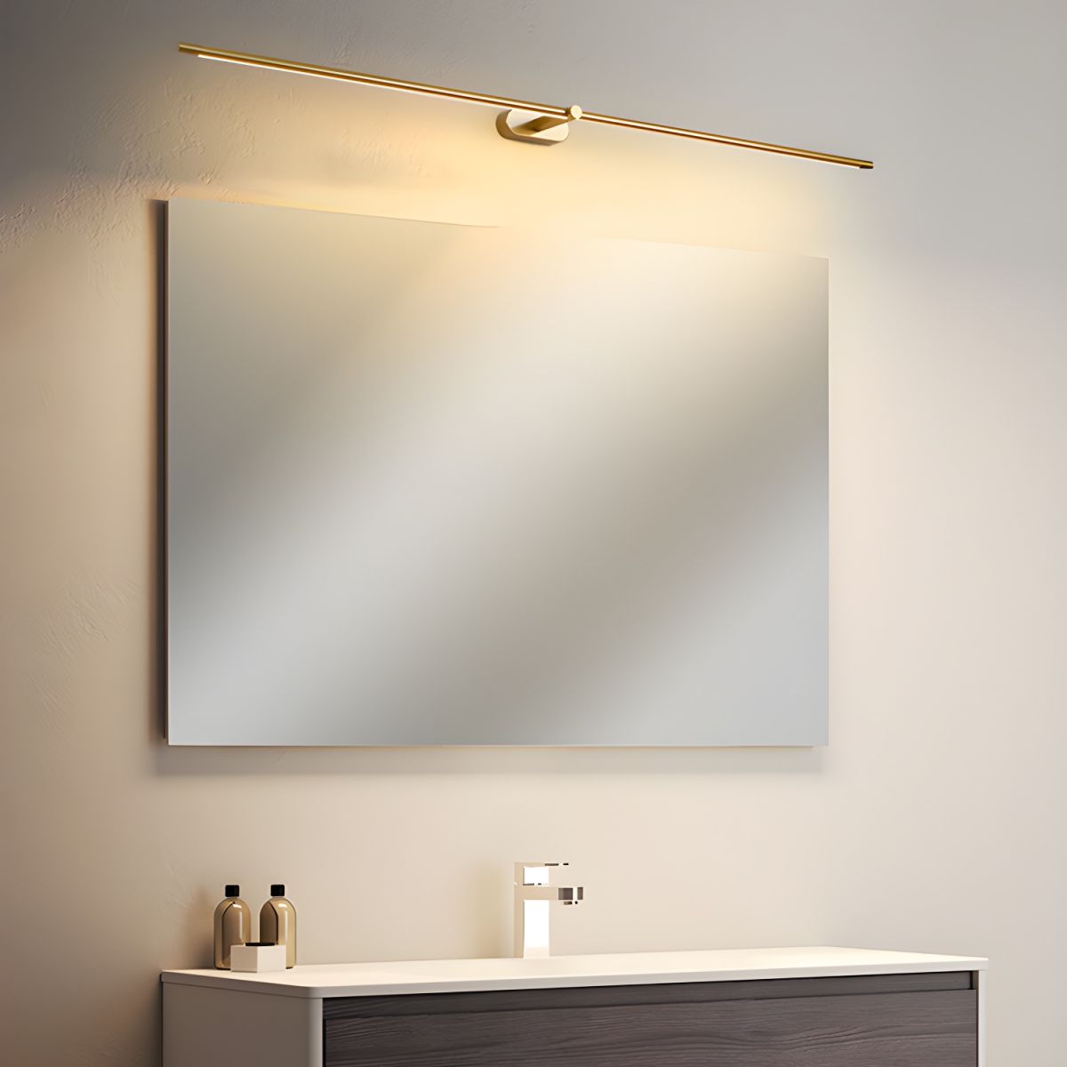 Minimalist Rechargeable Wall Lamp with Adjustable Brightness & Timer