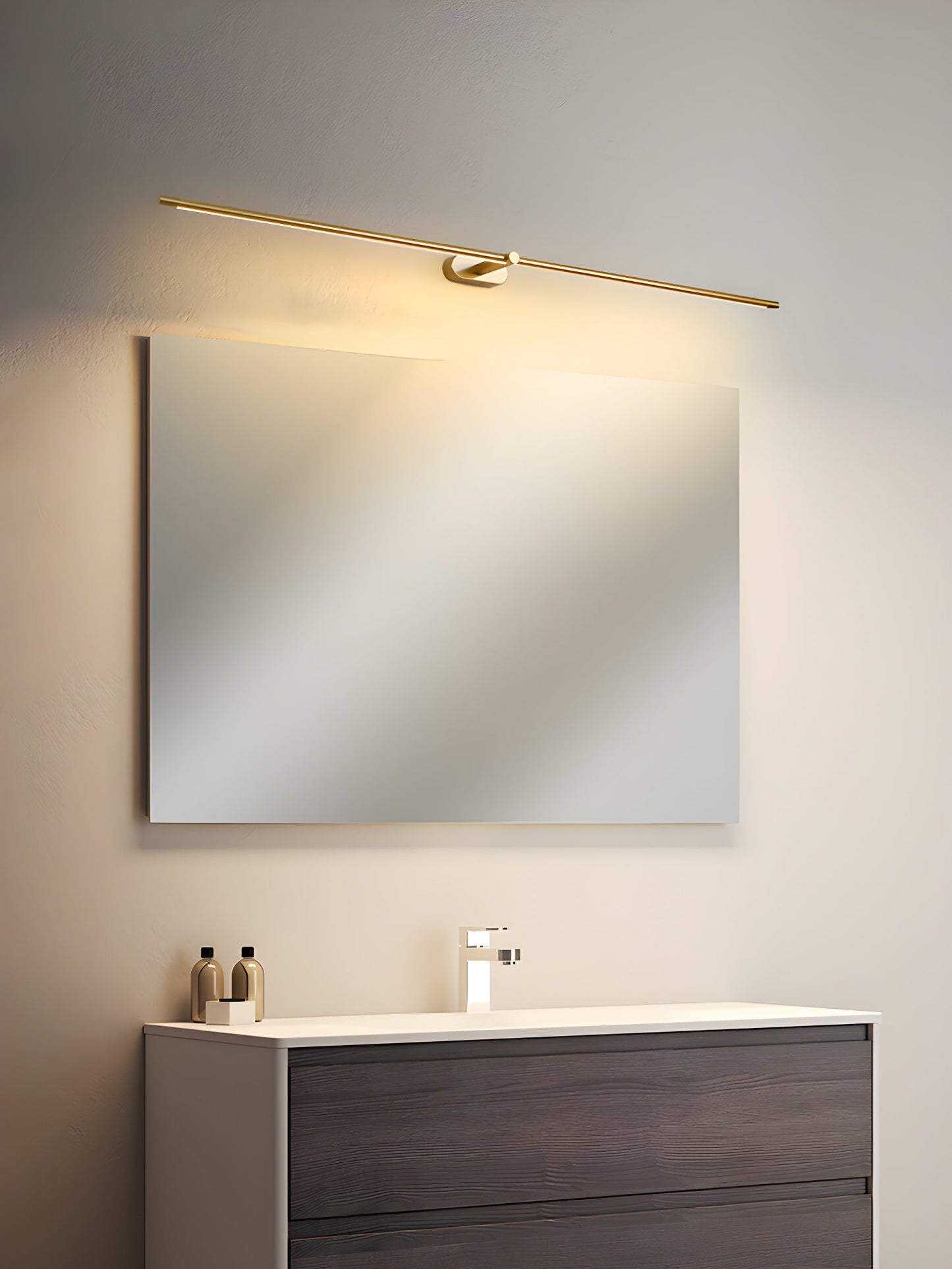 Minimalist Rechargeable Wall Lamp with Adjustable Brightness & Timer