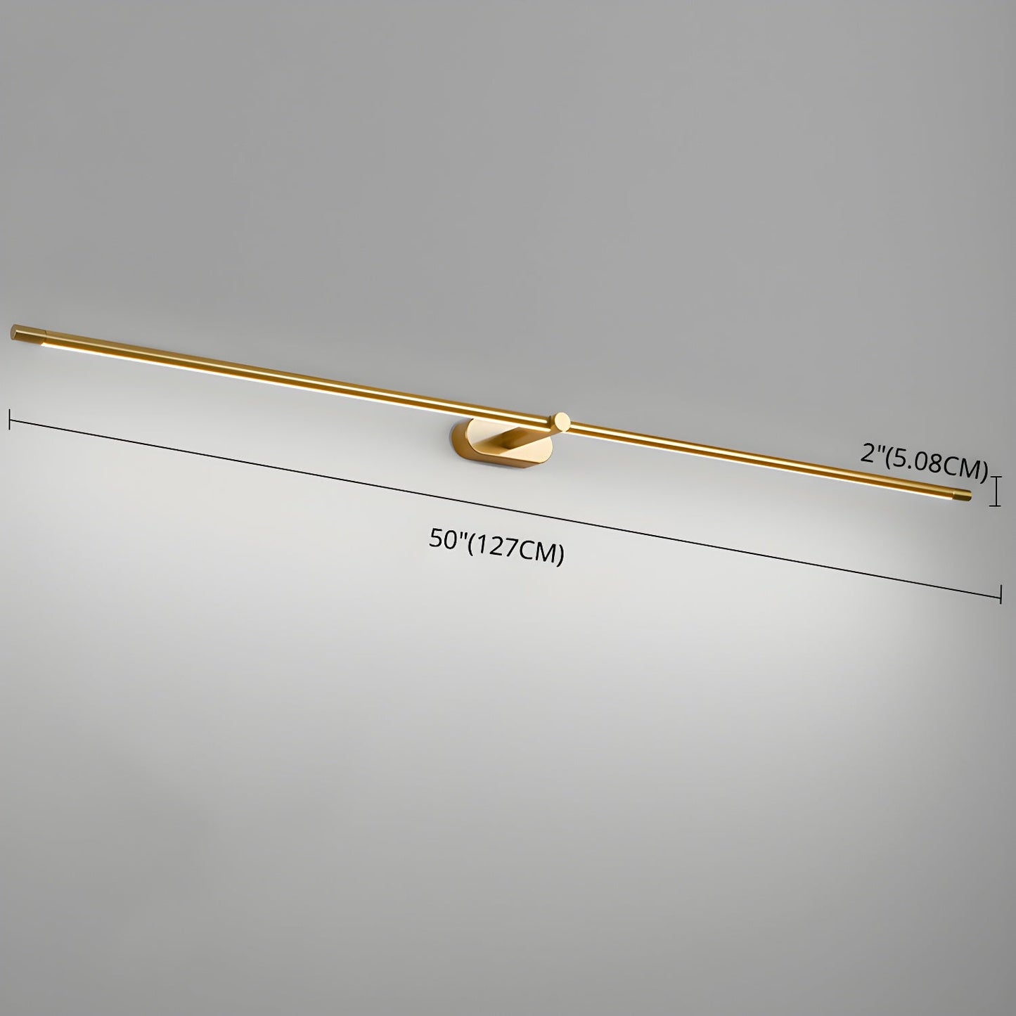 Minimalist Rechargeable Wall Lamp with Adjustable Brightness & Timer