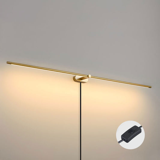 Professional Minimalist Linear Wall Lamp with Dimmable LED & Easy Inst