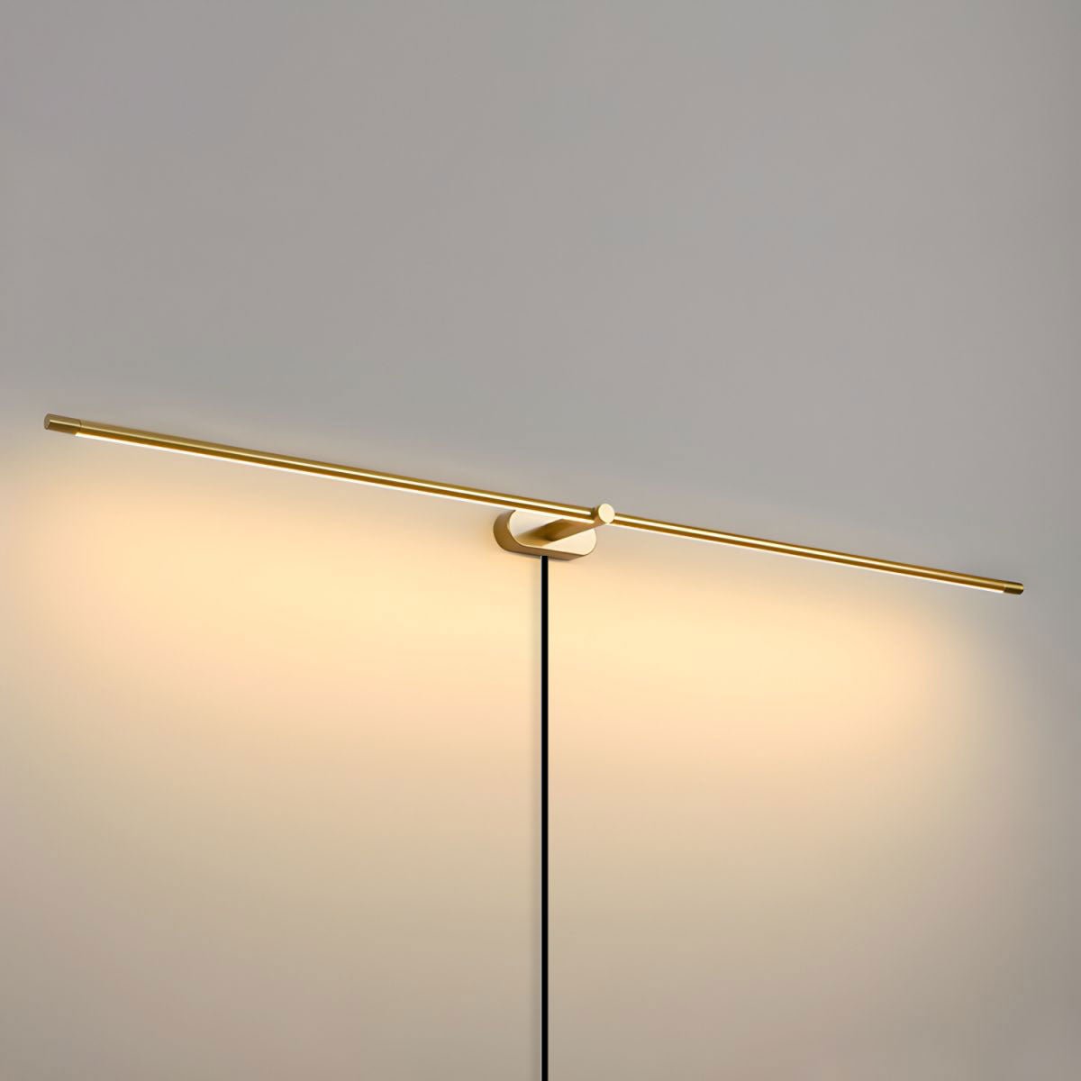 Professional Minimalist Linear Wall Lamp with Dimmable LED & Easy Inst