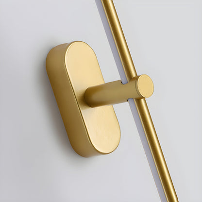 Sleek Linear Wall Lamp - Dimmable LED, Adjustable Brightness