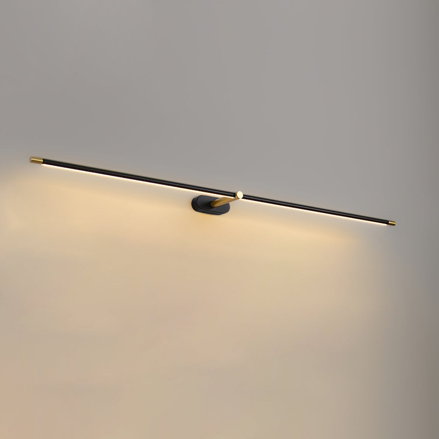 Sleek Linear Wall Lamp - Dimmable LED, Adjustable Brightness
