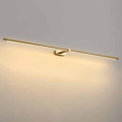 Sleek Linear Wall Lamp - Dimmable LED, Adjustable Brightness