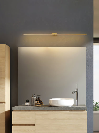 Sleek Linear Wall Lamp - Dimmable LED, Adjustable Brightness
