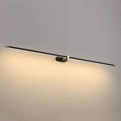 Sleek Linear Wall Lamp - Dimmable LED, Adjustable Brightness