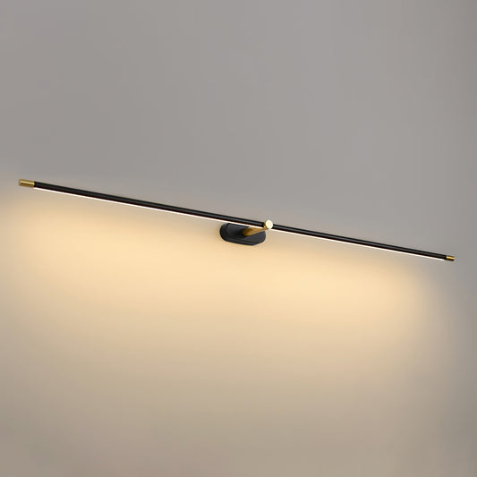 Sleek Linear Wall Lamp - Dimmable LED, Adjustable Brightness