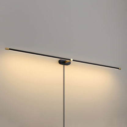 Professional Minimalist Linear Wall Lamp with Dimmable LED & Easy Inst