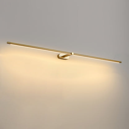 Sleek Linear Wall Lamp - Dimmable LED, Adjustable Brightness