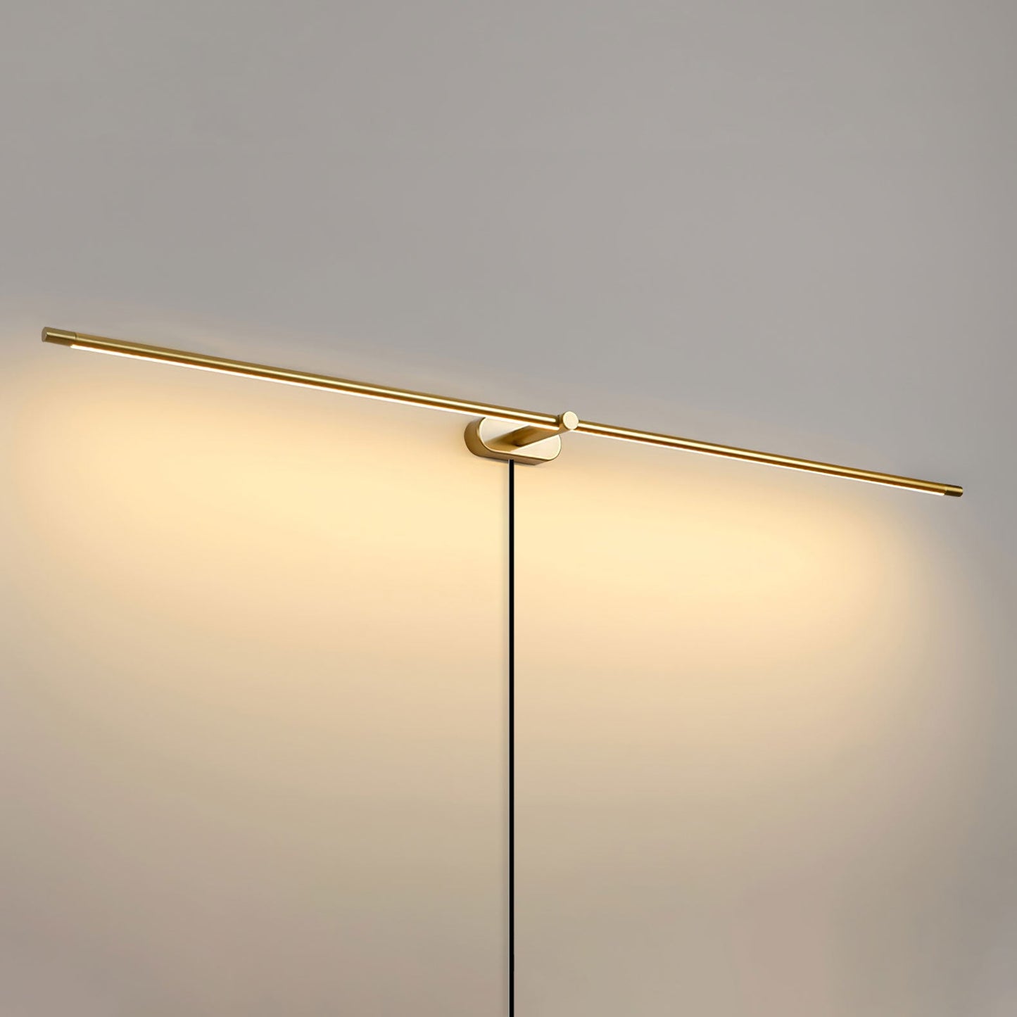 Professional Minimalist Linear Wall Lamp with Dimmable LED & Easy Inst