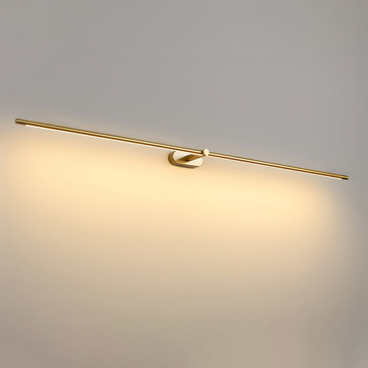 Sleek Linear Wall Lamp - Dimmable LED, Adjustable Brightness