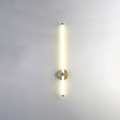 Sleek Vertical Wall Sconce - Energy-Efficient LED & Adjustable Light A