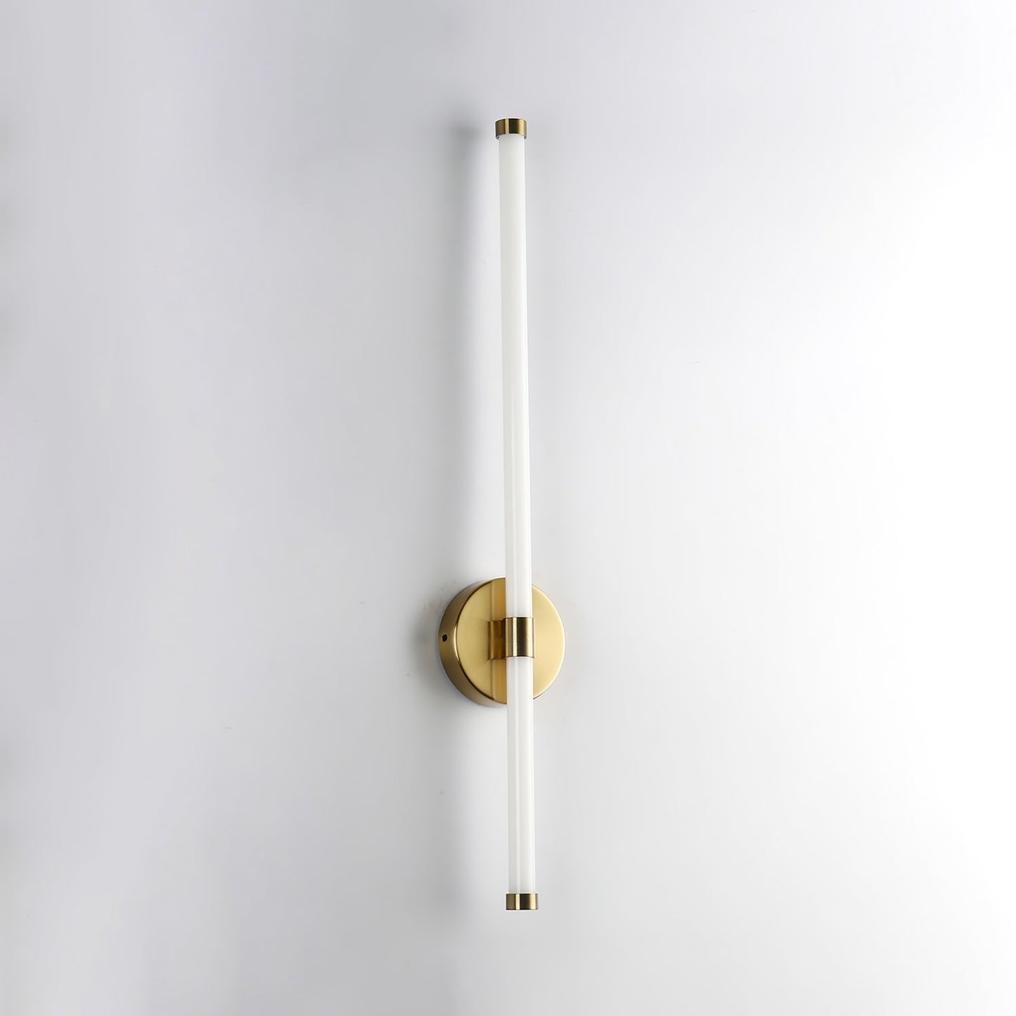 Sleek Vertical Wall Sconce - Energy-Efficient LED & Adjustable Light A