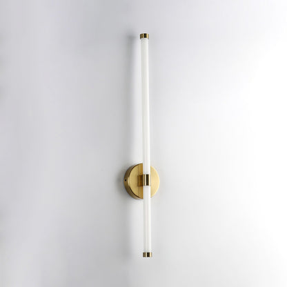 Sleek Vertical Wall Sconce - Energy-Efficient LED & Adjustable Light A