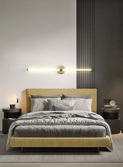 Sleek Vertical Wall Sconce - Energy-Efficient LED & Adjustable Light A