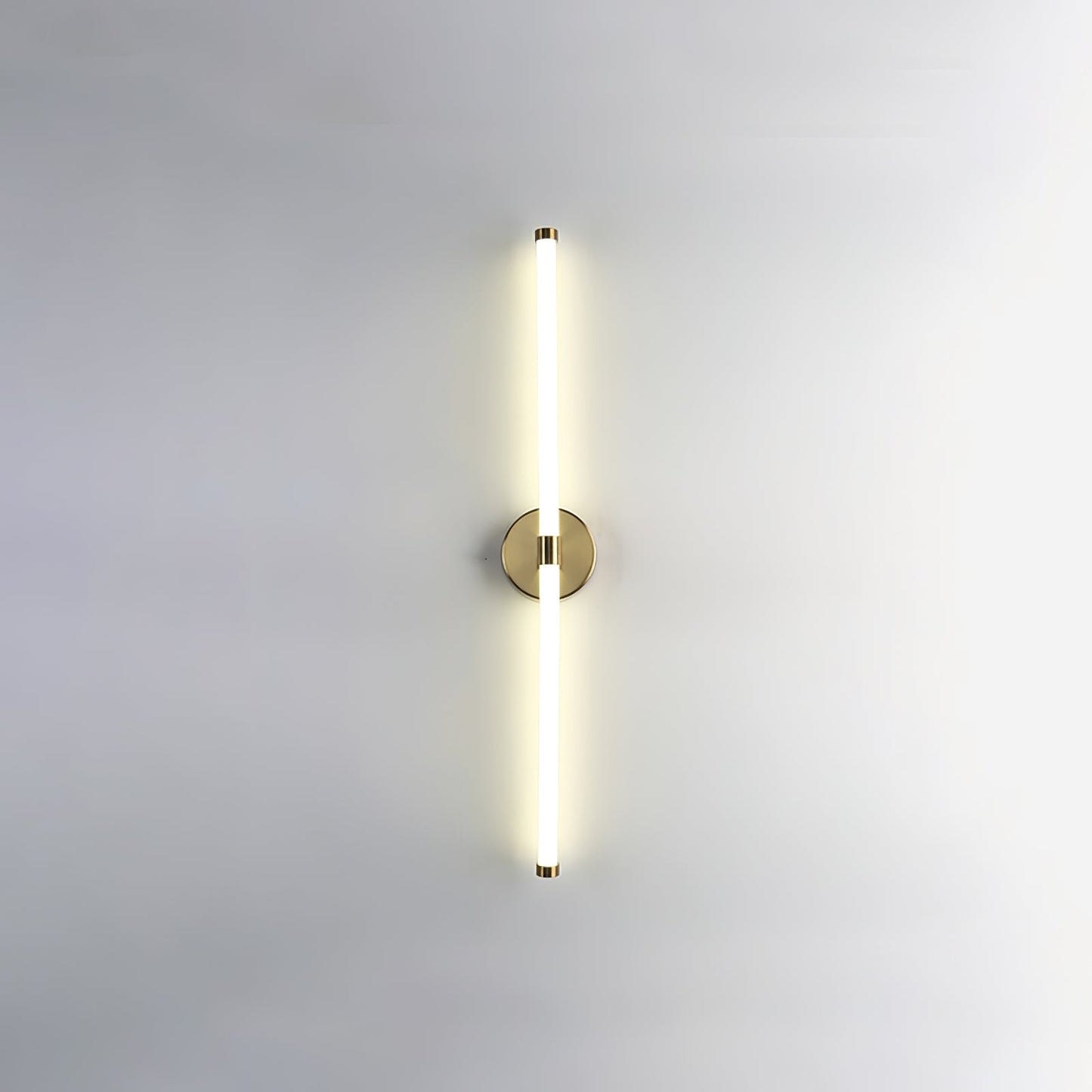 Sleek Vertical Wall Sconce - Energy-Efficient LED & Adjustable Light A