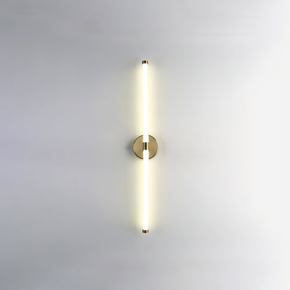 Sleek Vertical Wall Sconce - Energy-Efficient LED & Adjustable Light A